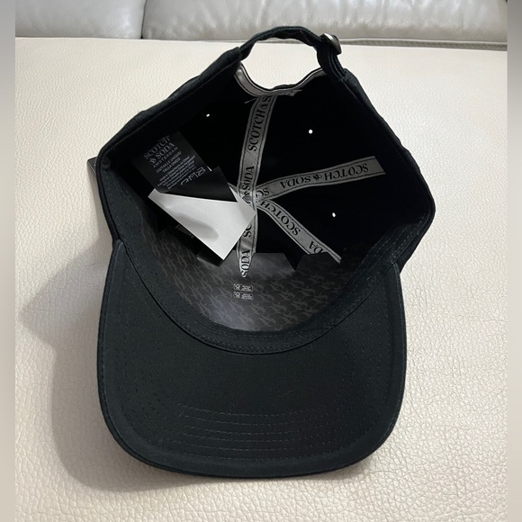 NWT - Scotch & Soda Adult Embroidered Logo Tuck Strap Baseball Cap - Picture 5 of 6